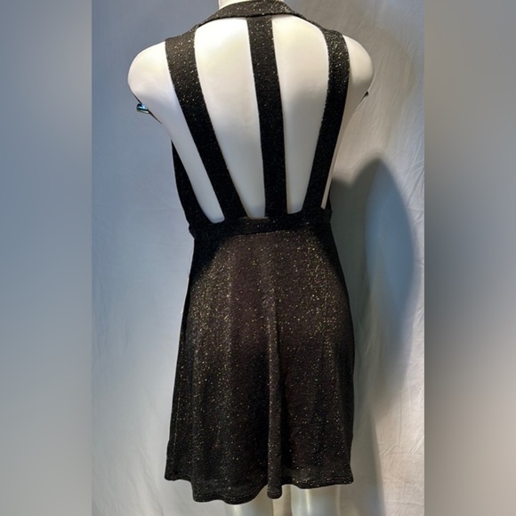 Free People Glittering Charcoal Backless Dress - Picture 7 of 10